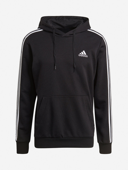 Buy Side Striped Sleeves Fitted Hoodie Black For Men Styli Saudi