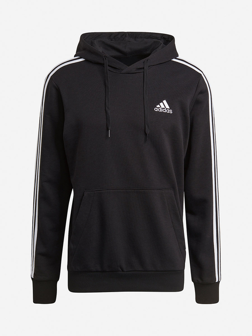Buy Side Striped Sleeves Fitted Hoodie Black For Men Styli Saudi