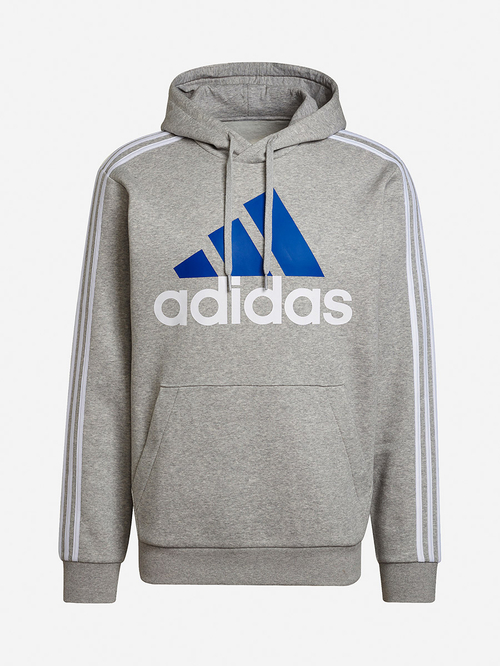 Buy Side Striped Sleeves Fleece Hoodie Grey For Men Styli UAE