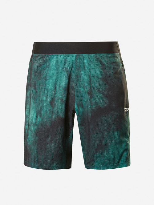 Buy Epic Lightweight Printed Training Shorts Green For Men Styli UAE