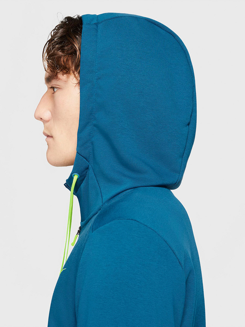 Blue nike dri fit hoodie hotsell