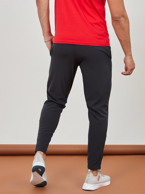 Slim fit track pants mens clearance