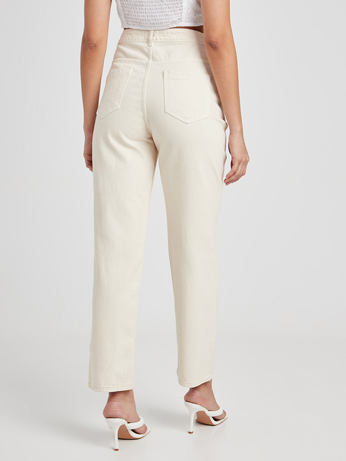 Super high waisted jeans with belt loops sale