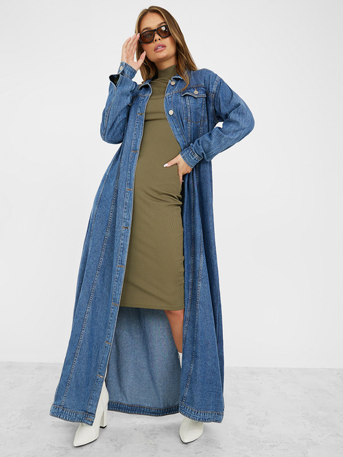 Maxi denim jacket online