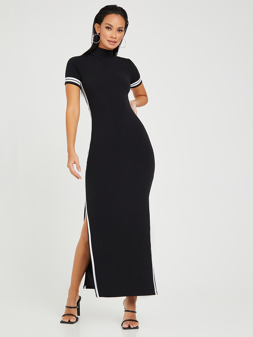 Short sleeve bodycon maxi dress new arrivals
