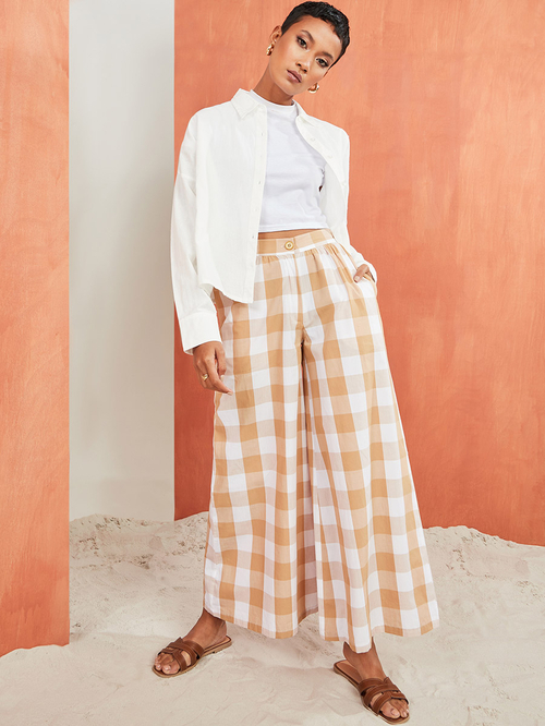 ABELIAEDOWARDGOUCHA TRUNK PANTS Gingham （ABELIA EDOWARD GOUCHA 