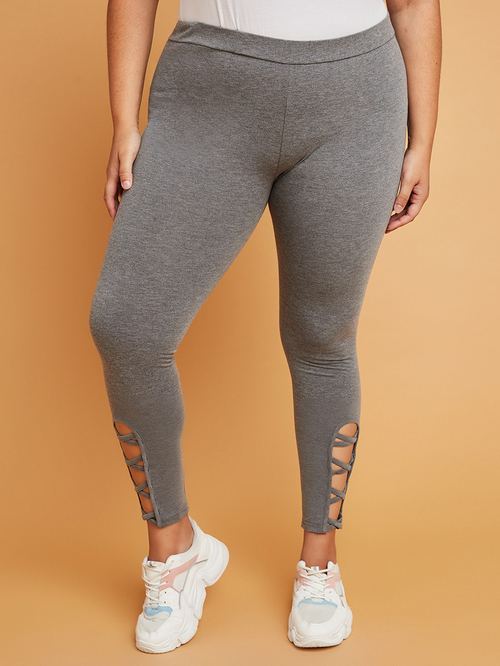 Plus size criss cross leggings new arrivals