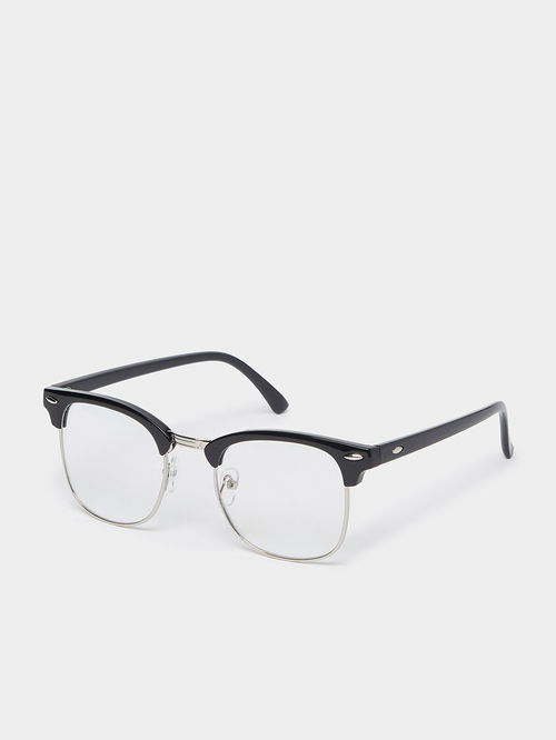 Clear lens clubmaster glasses discount