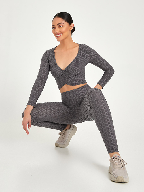 Bubble textured leggings cheap