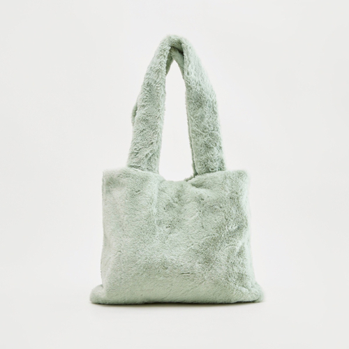 Faux fur clearance shoulder bag