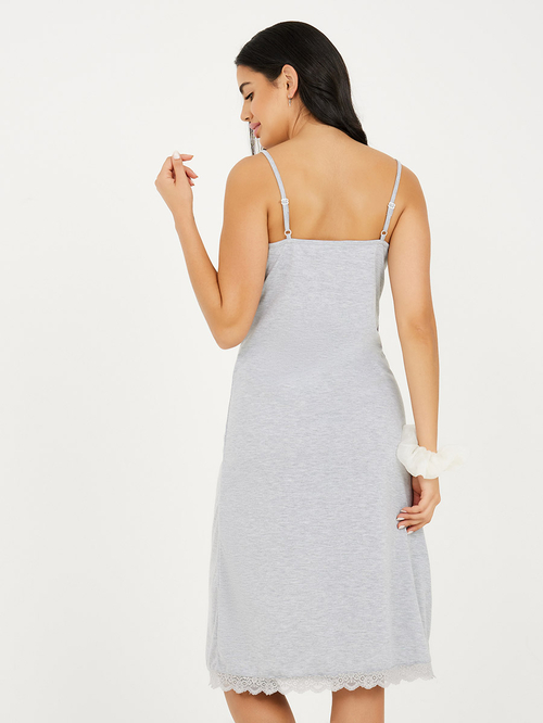Lace cami slip dress hot sale