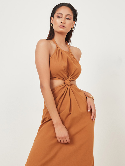 Knot neck dress store