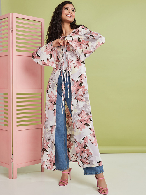 Floral maxi kimono outlet