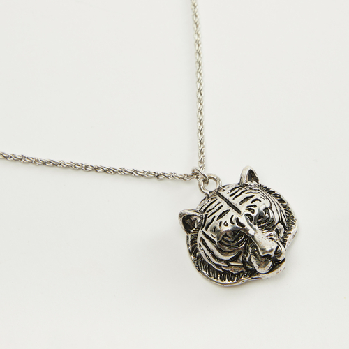 Tiger pendant silver deals
