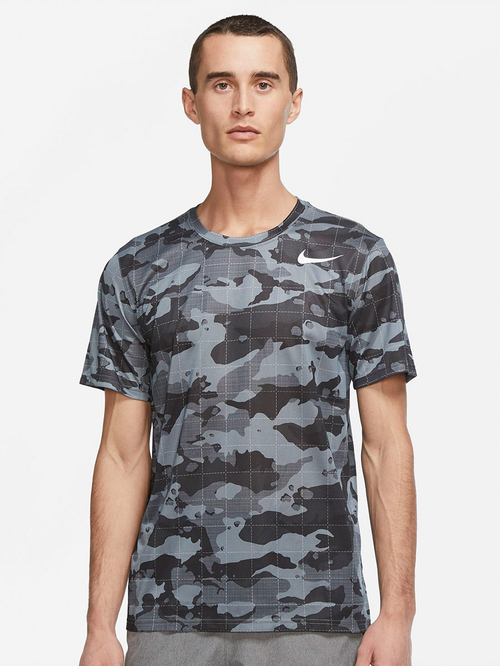 Buy Dri Fit Legend Camo All Over Print Training T Shirt Grey For Men Styli UAE