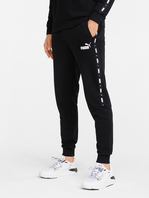Buy Essentials Tape Logo Detail Jogger Black For Men Styli Saudi