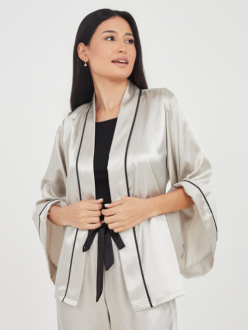 Kimono pyjama satin clearance