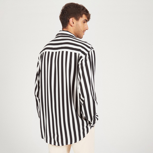 Striped long sleeve shirt mens hotsell