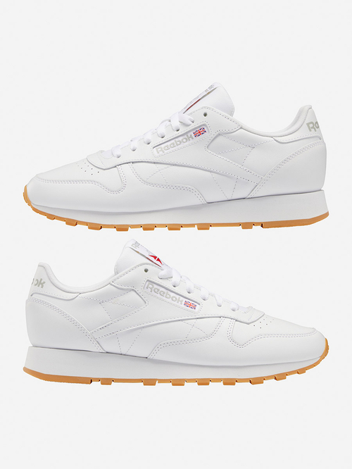 Buy Classic Leather Shoes White For Men Styli Kuwait