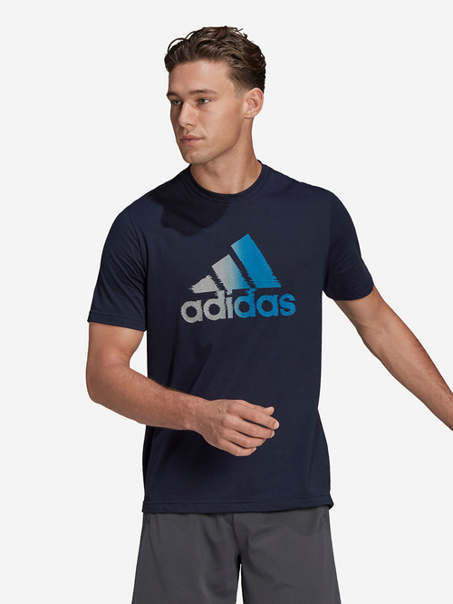 Buy D2M Logo Print Training T Shirt Navy Blue For Men Styli Saudi