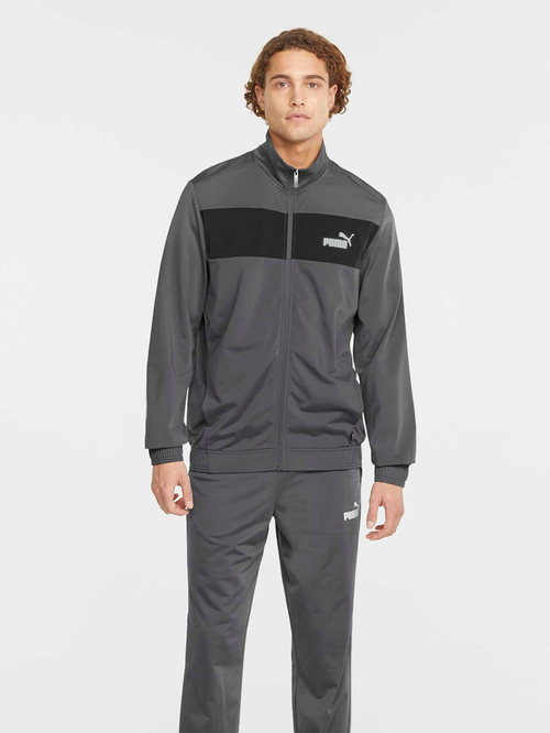 Buy Zip Through Jacket and Track Pants Set Charcoal For Men Styli Saudi