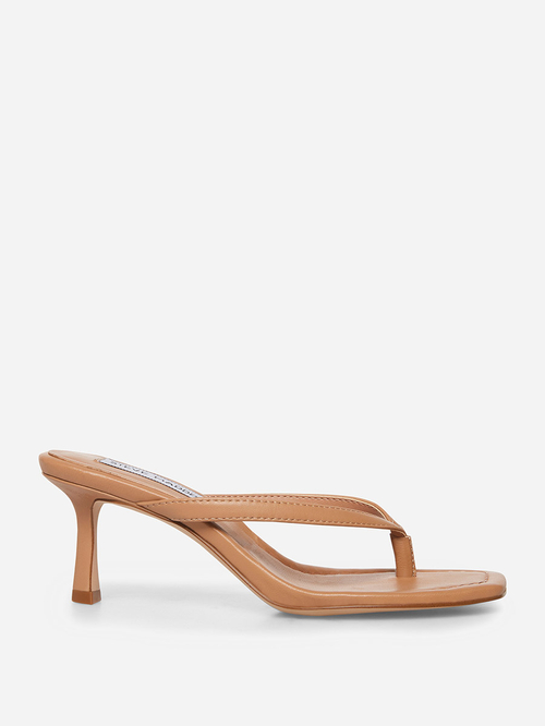 Tan sandals mid heel cheap