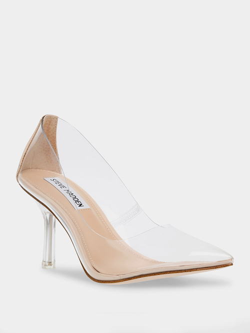 Steve madden clear pointed toe heels top