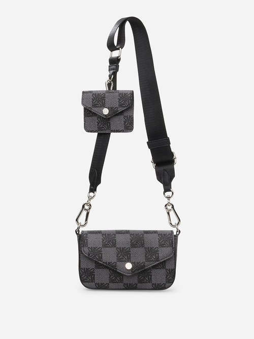 Checkered side bag hotsell