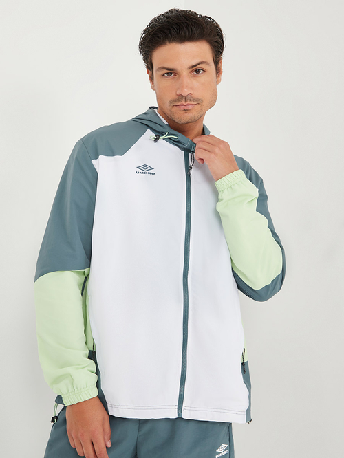 Panelled windbreaker shop