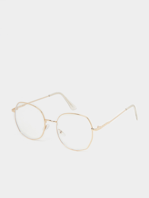 Buy Clear Round Frame Sunglasses Transparent For Women Styli Kuwait