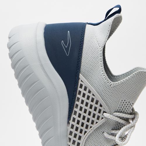 Buy Dash Textured Running Shoes with Lace-Up Closure Grey Buy Dash Textured Running Shoes with Lace-Up Closure Grey