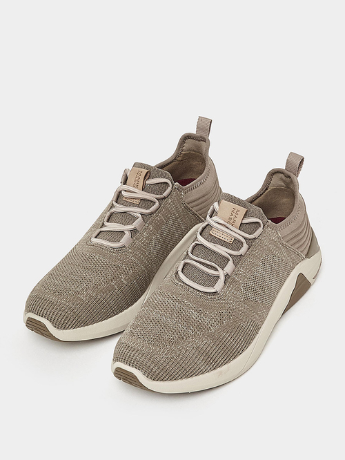 Buy Linear Arch Fit Sneakers Brown For Men Styli Saudi