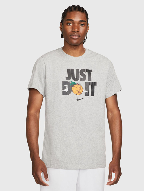 Nike just do it t shirt grey online