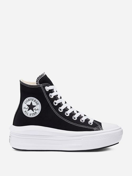 Buy Chuck Taylor All Star Move High Top Sneakers Black For Women Styli Kuwait