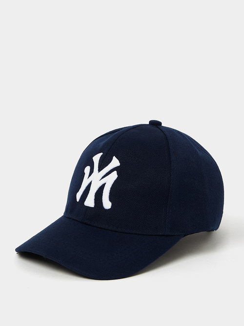 Navy ball cap embroidered on sale