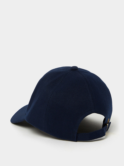 Buy Embroidered Detail Baseball Cap Navy Blue For Men Styli UAE