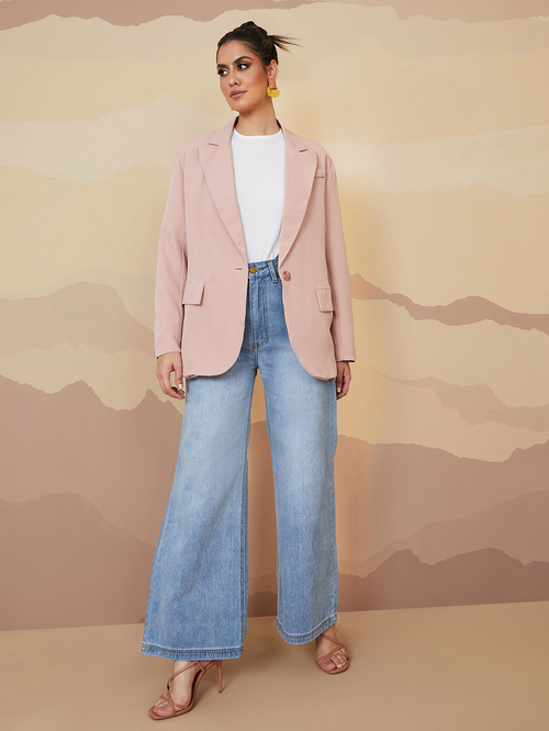 Longline nude blazer clearance