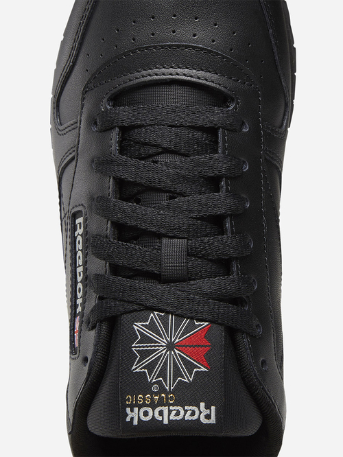 Buy Classic Leather Sports Shoes Black For Men Styli UAE