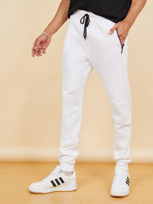 Good quality white joggers online