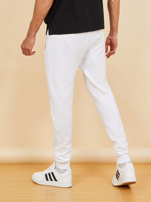 Slim fit joggers with zip pockets hot sale