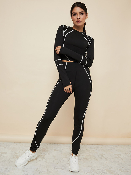 Contrast stitch leggings outlet