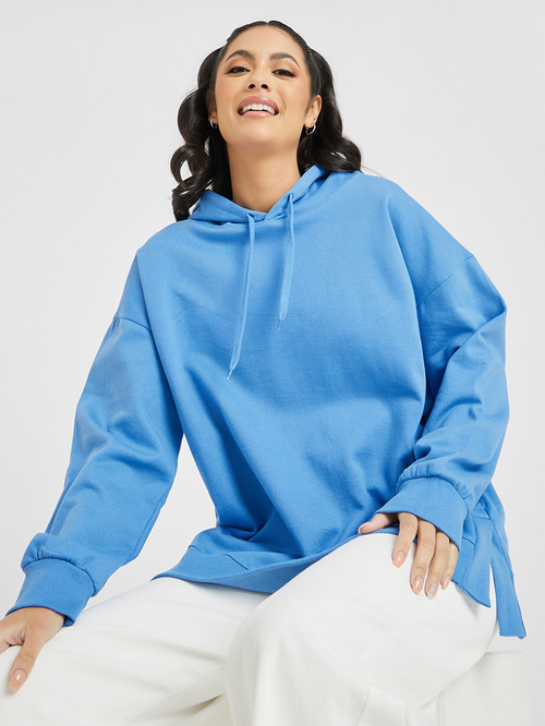 Longline sales hoodie womens