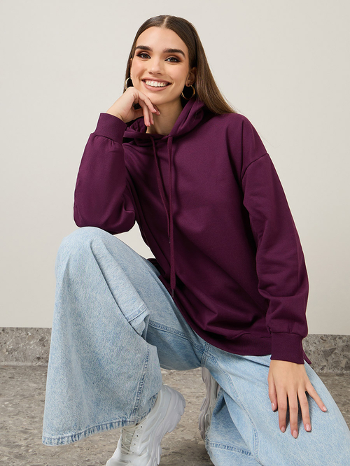 Longline oversized hoodie clearance
