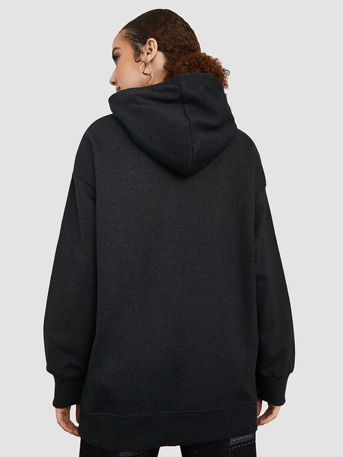 Longline Drop Shoulder Oversized Hoodie
