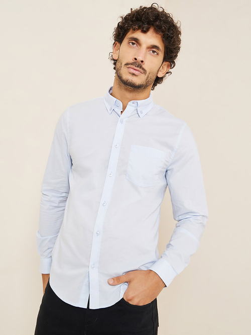 Stretch collar shirt 2025