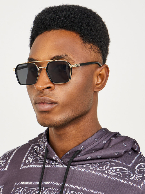 Double bridge aviator sunglasses outlet