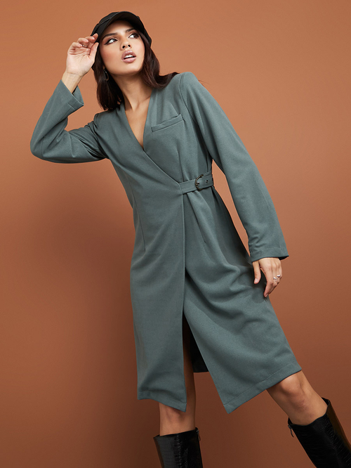 Blazer dress knee length store