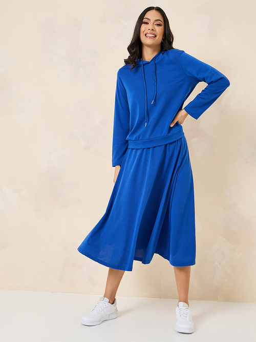Blue skirt deals co ord