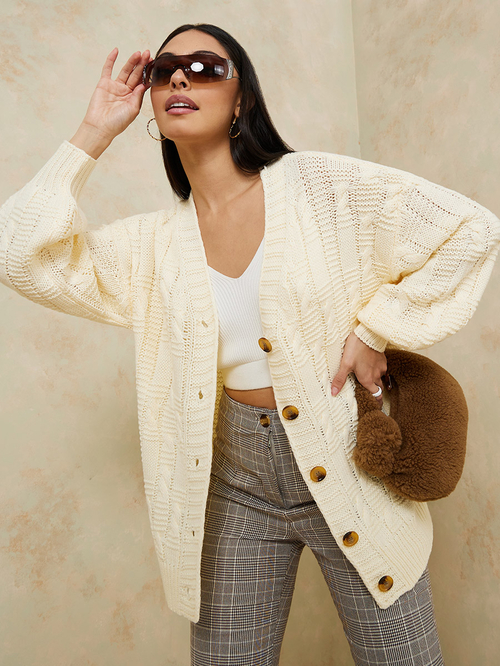 Longline oversized cardigan online