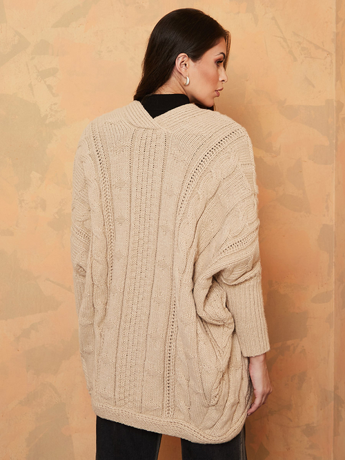Longline cocoon cardigan outlet